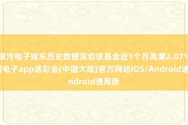 银河电子娱乐历史数据深切该基金近1个月高潮2.07%-银河电子app送彩金(中国大陆)官方网站IOS/Android通用版